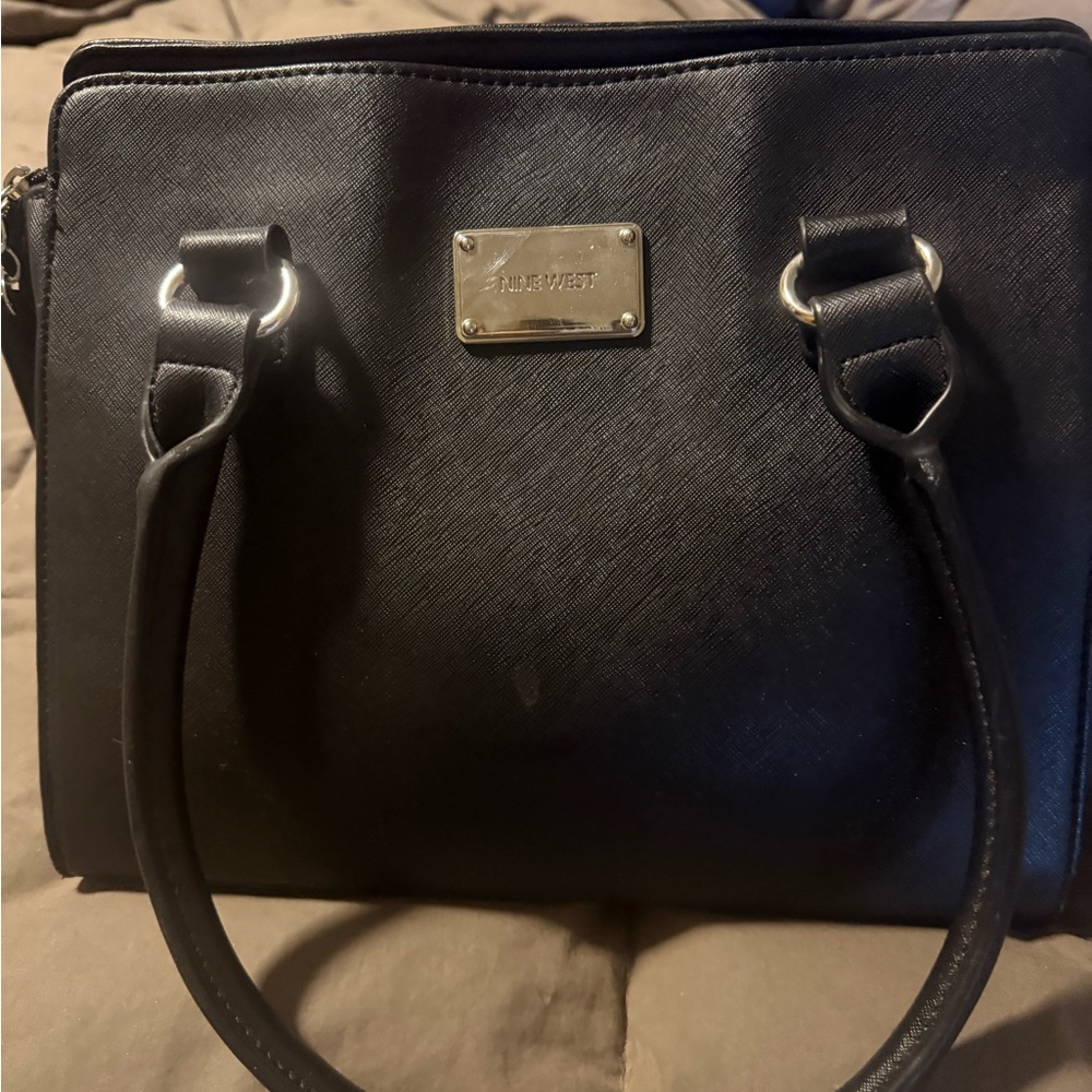 Nine West Black Satchel Bag